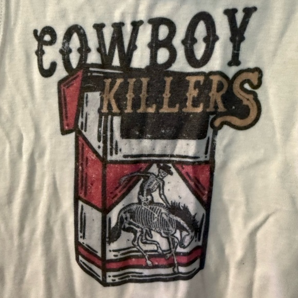 Cowboy Killers Cropped Tank Top - Picture 2 of 5